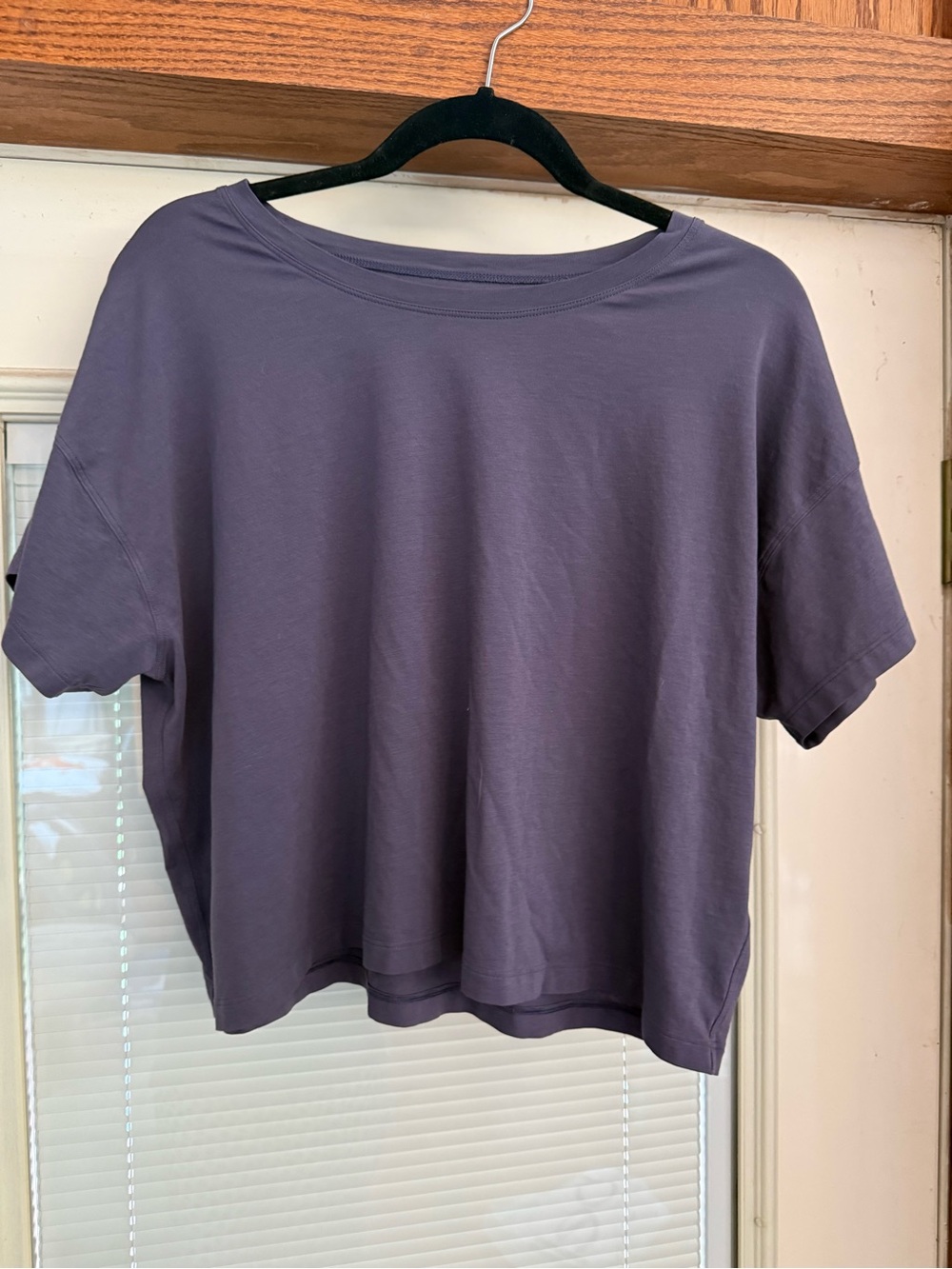 Lululemon women Relaxed Boxy Crop Top in Dusty Plum
